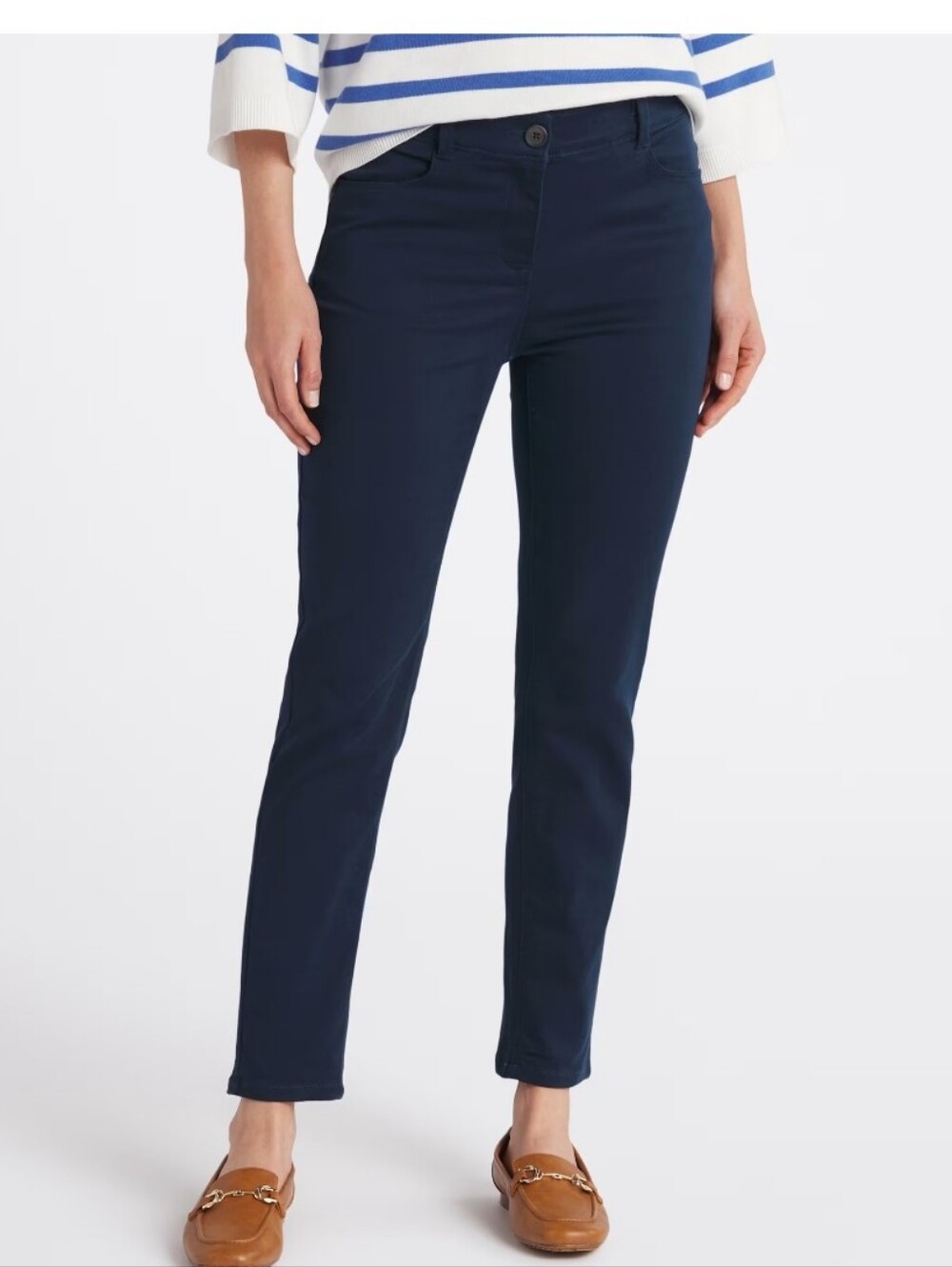 Violets & Roses Harrietta Skinny Pants in Deep Navy, Size 12